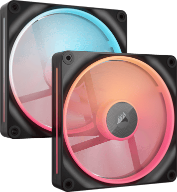 Corsair iCUE LINK LX140-R RGB Svart Reversed 2-pack