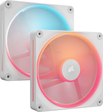 Corsair iCUE LINK LX140-R RGB Vit Reversed 2-pack