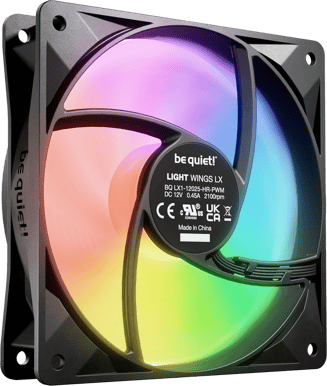 be quiet! Light Wings LX 120mm PWM high-Speed 3-pack Svart