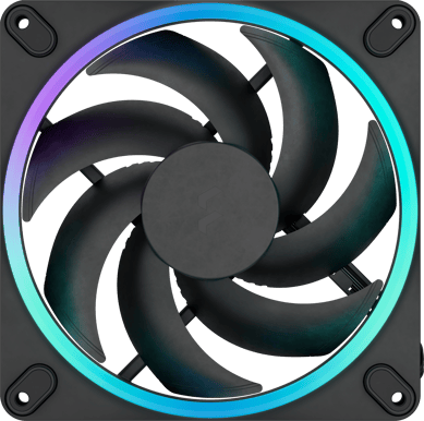 Fractal Design Momentum 14 RGB 3-pack Svart