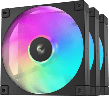Deepcool FD14 A-RGB Svart 3-pack