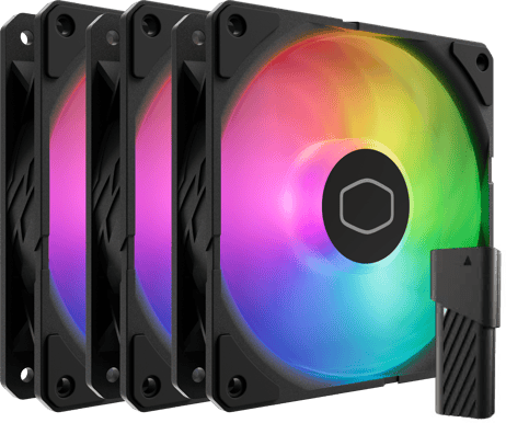 Cooler Master Sickleflow Edge 120 A-RGB 3-pack med kontroll Svart
