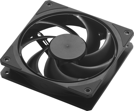 Cooler Master Mobius 120 Svart
