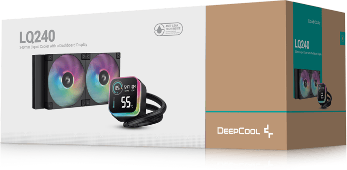 DeepCool LQ240 Svart