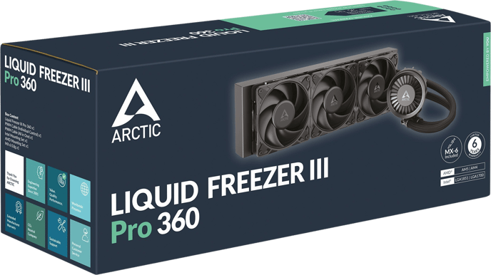 Arctic Liquid Freezer III Pro 360 Svart