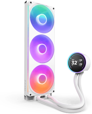 NZXT Kraken Elite RGB V2 420 Vit