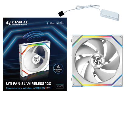 Lian Li UNI FAN SL120 Wireless Vit 120mm