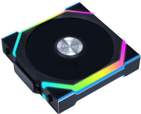 Lian Li UNI FAN SL120 Wireless Reverse Svart