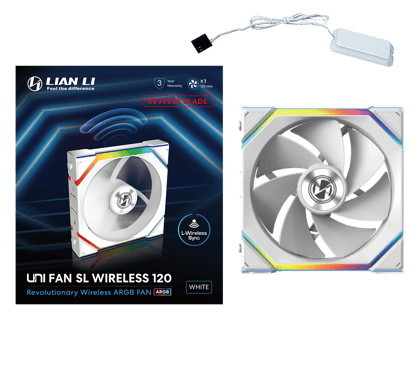 Lian Li UNI FAN SL120 Wireless Reverse Vit