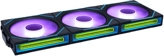 Lian Li UNI FAN SL120 Infinity Wireless Svart 120mm 3-pack