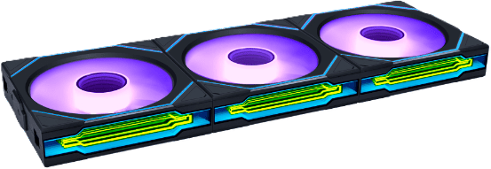 Lian Li UNI FAN SL120 Iinfinty Wireless Svart Reverse 3-pack