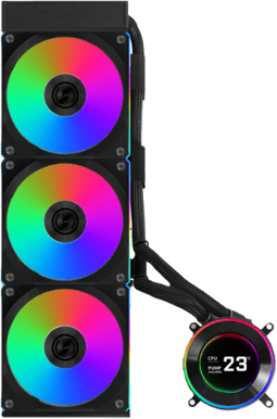 Lian Li Hydroshift II LCD-C 360CL Svart
