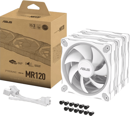 ASUS Prime MR120 A-RGB 3-pack Vit