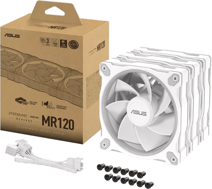 ASUS Prime MR120 A-RGB 3-pack Reverse Vit