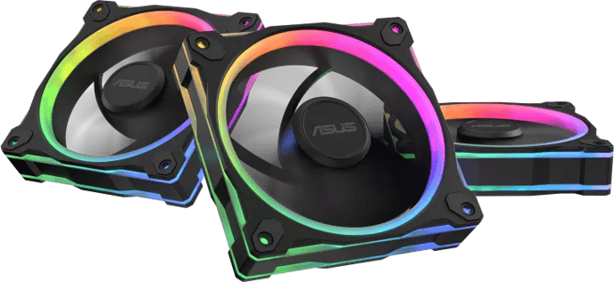 ASUS Prime MR120 A-RGB 3-pack Reverse Svart