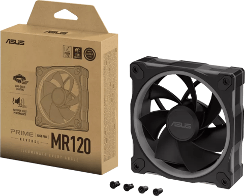 ASUS Prime MR120 A-RGB 1-pack Reverse Svart