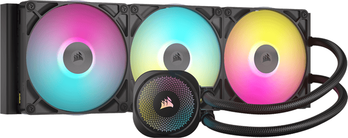 Corsair iCUE Link Titan RX RGB 420 Svart