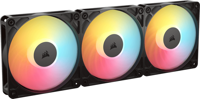 Corsair RS120-R A-RGB Reverse Svart 3-pack