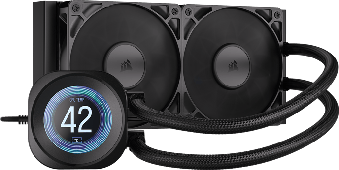 Corsair Nautilus 240 RS LCD Svart