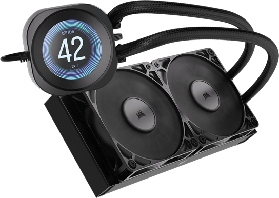 Corsair Nautilus 240 RS LCD Svart