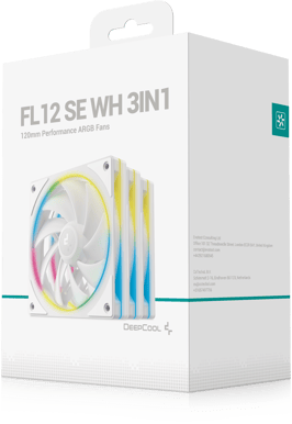 Deepcool FL12 SE 3in1 120mm Vit 3-pack