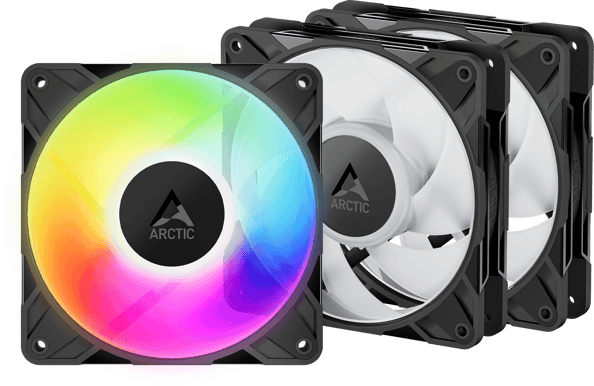 Arctic P12 Pro PWM Svart A-RGB PST 120mm 3-pack