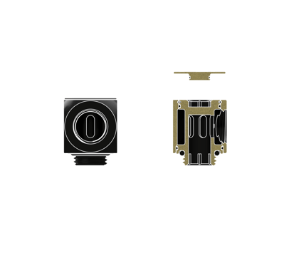 Thermal Grizzly DeltaMate Rotary - 90° Black