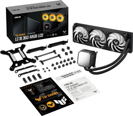 ASUS TUF Gaming LC III 360 A-RGB LCD Svart