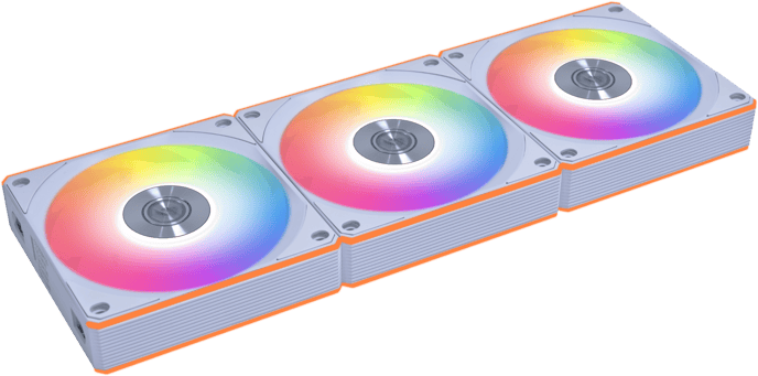 Lian Li UNI FAN CL Wireless Reverse 120mm Vit 3-pack