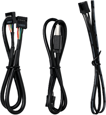 Lian Li Edge Gold Hub Svart