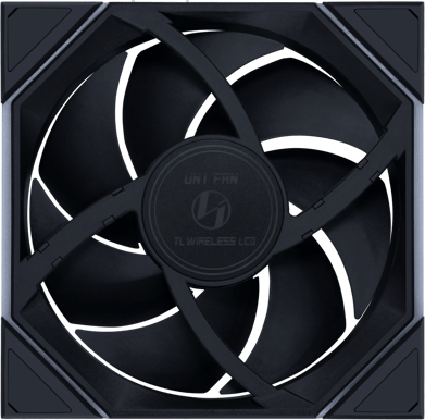 Lian Li UNI FAN TL LCD Wireless Reverse 140mm Svart