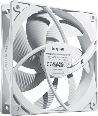 be quiet! Pure Wings 3 120mm PWM Reverse 3-pack Vit