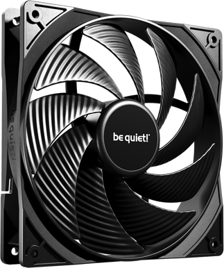 be quiet! Pure Wings 3 140mm PWM High-Speed 3-pack Svart