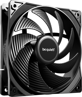 be quiet! Pure Wings 3 120mm PWM High-Speed 3-pack Svart