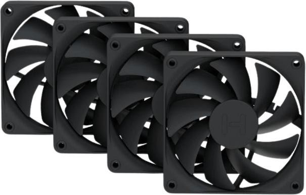 Hyte FA12 Pitch Black 4-pack