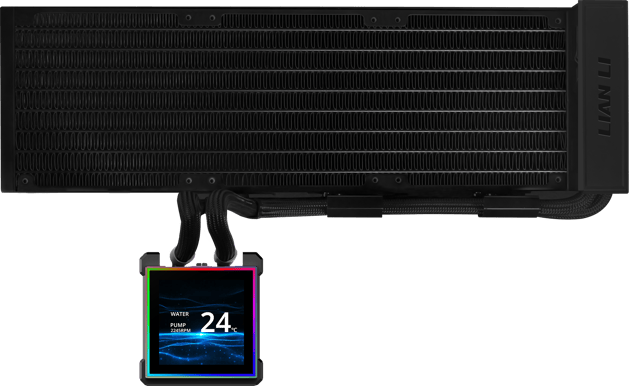 Lian Li Hydroshift II LCD-S 360 Fanless Svart