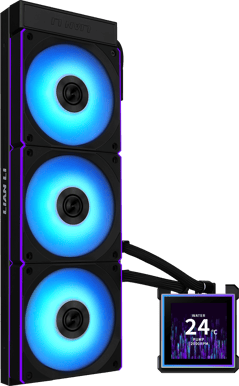 Lian Li Hydroshift II LCD-S 360CL Wireless Svart