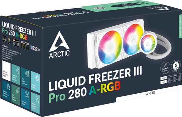Arctic Liquid Freezer III Pro 280 A-RGB Vit