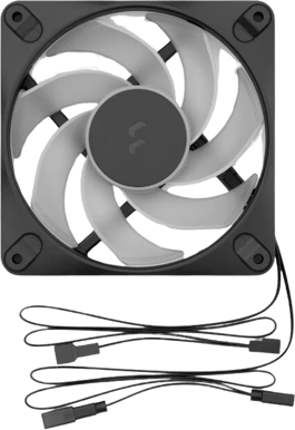 Fractal Design Dynamic 3 12 Reverse RGB Svart