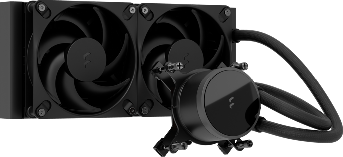 Fractal Design Radius 240 Svart