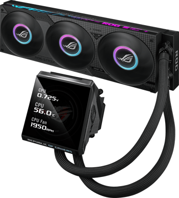 ASUS ROG Strix LC IV 360 A-RGB LCD Svart