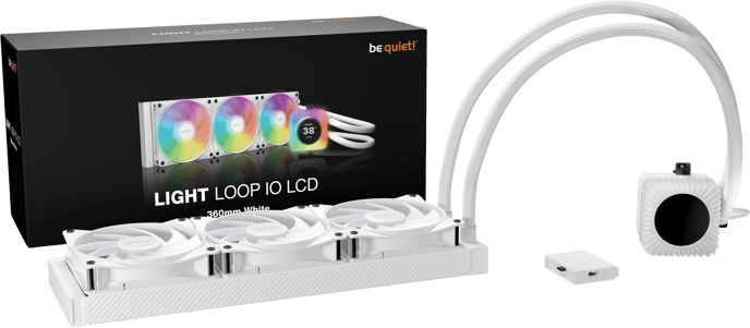 be quiet! Light Loop IO LCD 360 Vit