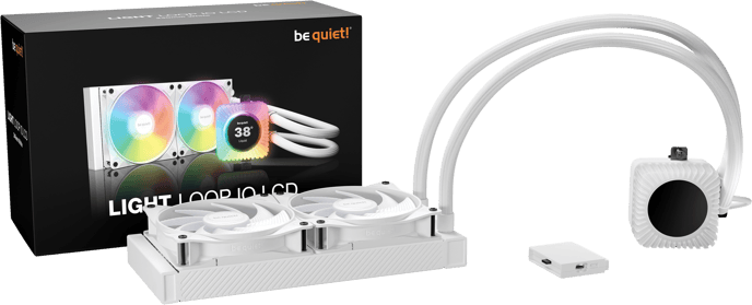 be quiet! Light Loop IO LCD 240 Vit