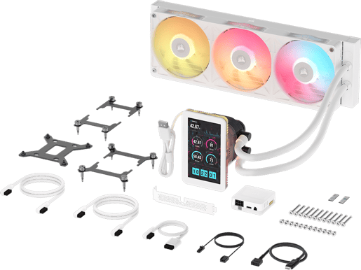 Corsair iCUE Link Titan II 360 RX LCD RGB Vit