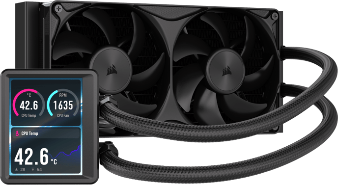 Corsair Nautilus II 240 RS LCD Svart