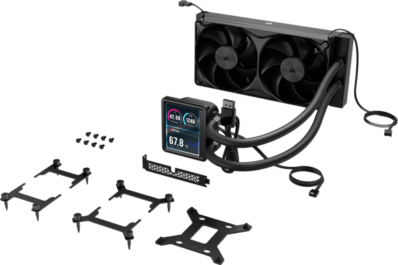 Corsair Nautilus II 240 RS LCD Svart