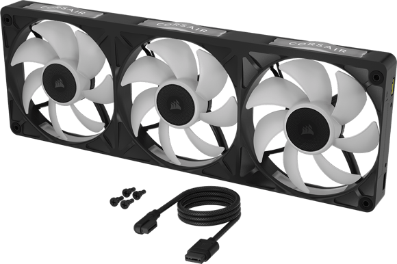 Corsair iCUE LINK RX360 II RGB Svart 3-pack