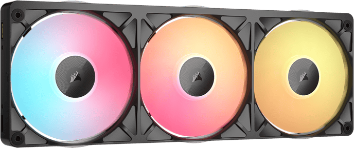 Corsair iCUE LINK RX360 II RGB Svart 3-pack+ System hub