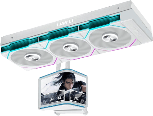 Lian Li HydroShift II OLED Curved 360 TL White