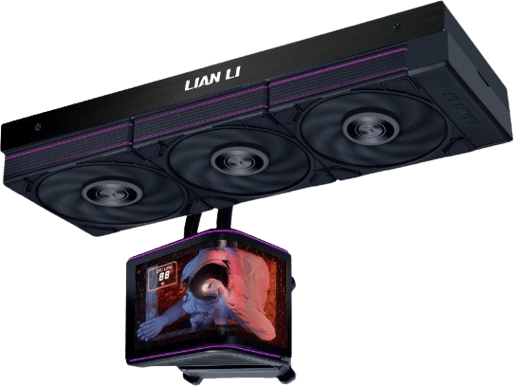 Lian Li HydroShift II OLED Curved 360 P28 Svart